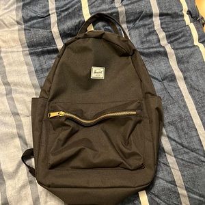 Hershel Nova Black Backpack with Handles